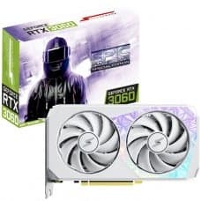 Placa de Vídeo SuperFrame NVIDIA GeForce RTX 3060 EPIC Especial Edition, White, 12GB, GDDR6, DLSS, Ray Tr