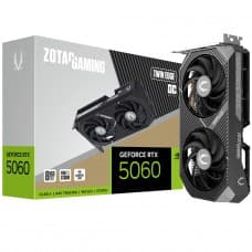 Placa de Vídeo Zotac Gaming NVIDIA GeForce RTX 5060 Twin Edge OC, 8GB, GDDR7, DLSS, Ray Tracing, ZT-B5060