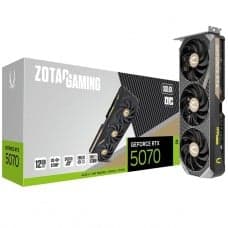 Placa de Vídeo Zotac Gaming NVIDIA GeForce RTX 5070 Solid OC, 12GB, GDDR7, DLSS, Ray Tracing, ZT-B50700J-