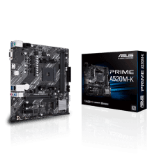 Placa Mãe ASUS Prime A520M-K, Chipset A520, AMD AM4, mATX, DDR4, 90MB1500-M0EAY0