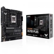Placa Mãe Asus TUF Gaming X670E-PLUS, Chipset X670, AMD AM5, ATX, DDR5, 90MB1BJ0-C1BAY0