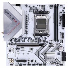 Placa Mãe Colorful Battle-AX B650M-GHA WIFI V14, Chipset B650, AMD AM5, MATX, DDR5, Branca