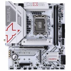 Placa Mãe Colorful Battle-AX B860M-GHA WIFI V20, Chipset B860, Intel LGA 1851, MATX, DDR5