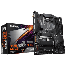 Placa Mãe Gigabyte B550 AORUS Elite AX V2, Chipset B550, AMD AM4, ATX, DDR4, 9MB55AEW2-00-10