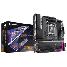Placa Mãe Gigabyte B650M Aorus Elite, Chipset B650, AMD AM5, mATX, DDR5