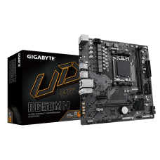 Placa Mãe Gigabyte B650M H, Chipset B650, AMD AM5, MATX, DDR5