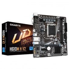 Placa Mãe Gigabyte H610M H V2, Chipset H610, Intel LGA 1700, mATX, DDR5