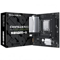 Placa Mãe Maxsun Challenger H810M-K WiFi, Chipset H810, Intel LGA 1851, mATX, DDR5