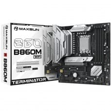 Placa Mãe Maxsun Terminator B860M WiFi, Chipset B860, Intel LGA 1851, mATX, DDR5