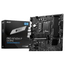 Placa Mãe MSI PRO B760M-P DDR4, Chipset B760, Intel LGA 1700, mATX, DDR4