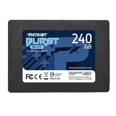SSD Patriot Burst Elite, 240GB, Sata III, Leitura 450MB/s e Gravação 320MB/s, PBE240GS25SSDR