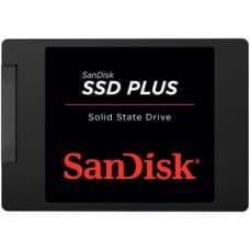 SSD SanDisk Plus, 480GB, Sata III, Leitura: 535MBs e Gravação: 445MBs, SDSSDA-480G-G26
