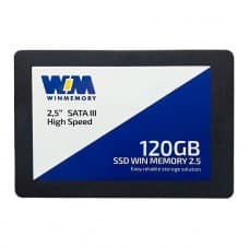 SSD Winmemory, 120GB, SATA III, Leitura 520MB/s e Gravação 420MB/s, HSSSDC100/C120G