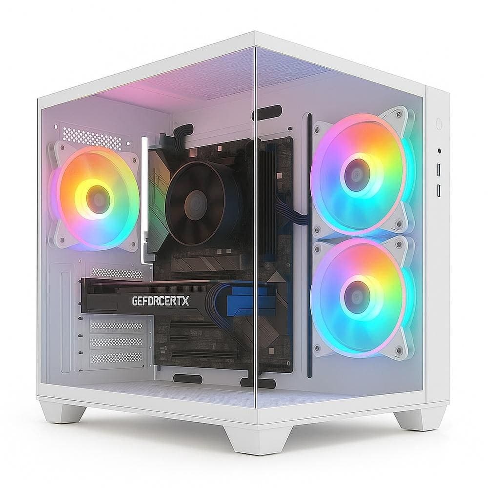 PC Gamer Skill Aquarium, AMD Ryzen 7 5700G, 16GB, Radeon Vega 8, SSD 1TB M.2, Fonte 500w, Branco SKA054