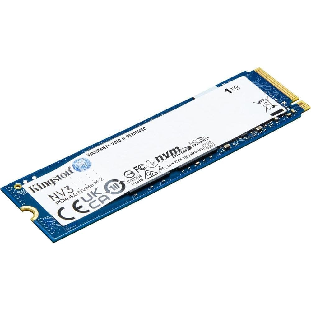 Kingston NV3 1TB M.2 2280 NVMe SSD | PCIe 4.0 Gen 4x4 | Up to 6000 MB/s