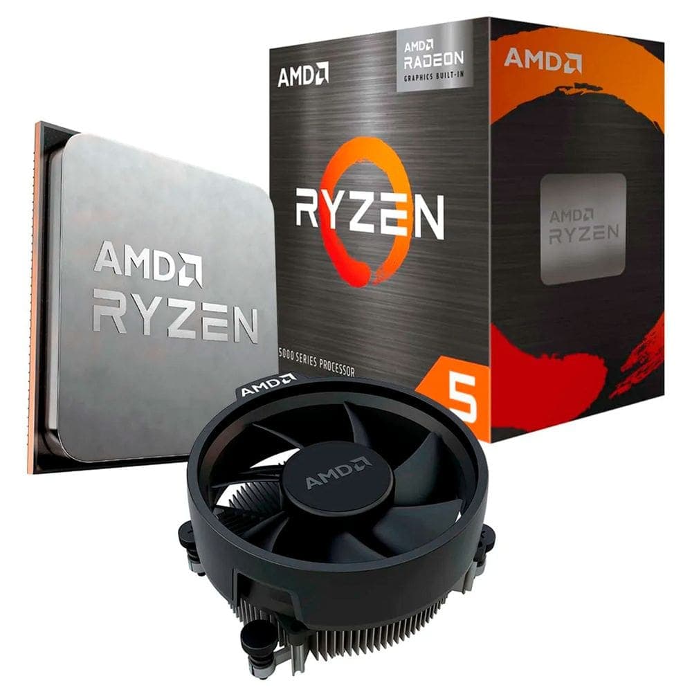 Processador AMD Ryzen 5 5600GT, 3.6GHz (Max Boost 4.6GHz), Cache 19MB, AM4, Radeon Graphics - 100-100001488BOX