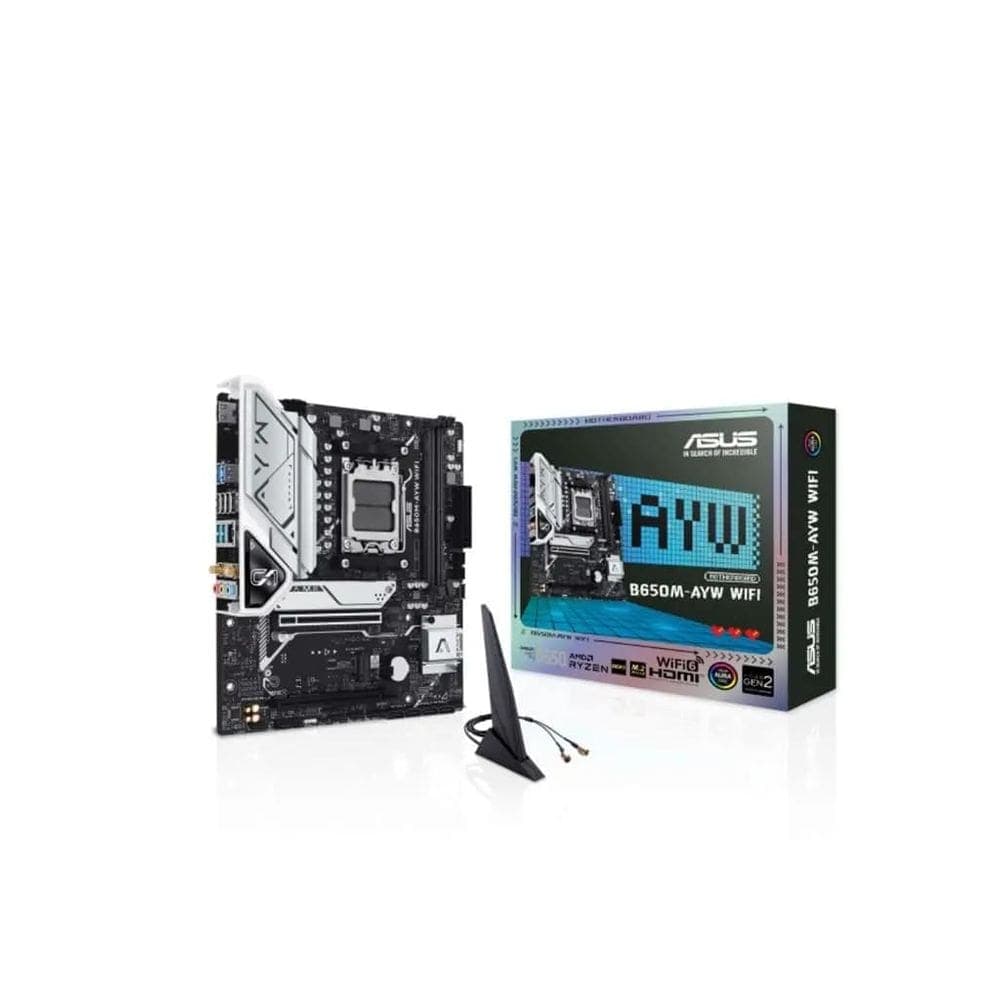 Placa Mae ASUS AMD (AM5) DDR5 Micro ATX - B650M-AYW Wifi