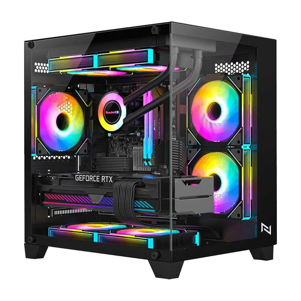 Pc Gamer Ryzen 5 5500, 16GB 3200Mhz, (RTX 4060 8GB), B550M, SSD 480GB, 600W 80 Plus, 3 fans RGB, Neologic - NLI89997