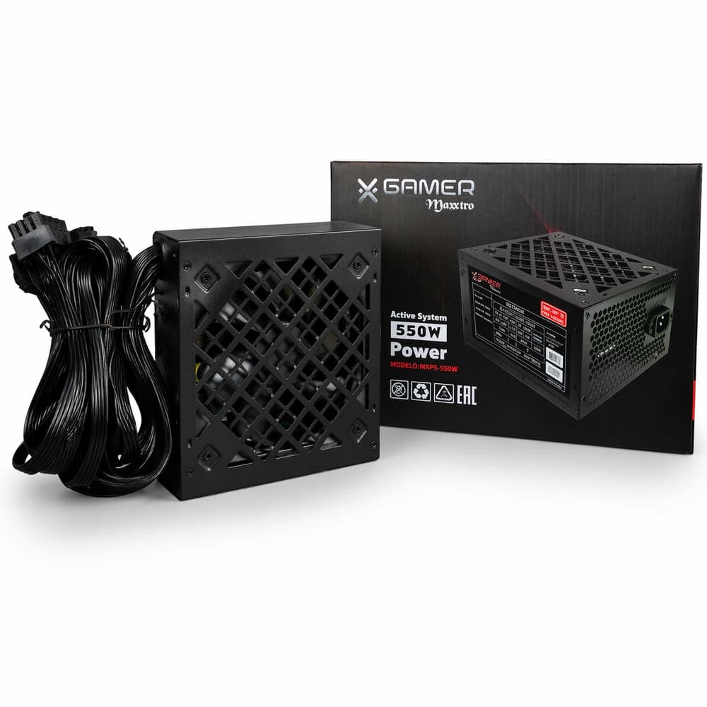 Fonte ATX 550W Maxxtro Bivolt Automático Gamer