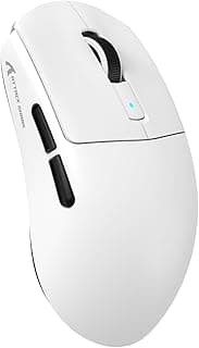 ATTACK SHARK R6 Mouse Gamer 39g Superleve, Sensor PixArt PAW3950MAX, Mouse Sem Fio 8K, MCU Nordic 52840, Conexões Bluetooth/2.4G/Com Fio, DPI Ajustável 42000
