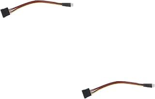 Cabo de alimentação de disco rígido 4 pinos FDD flexível macho para adaptador fêmea de 15 pinos cabo conversor Ryzen 5 5600x pacote de placa-mãe