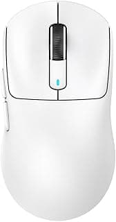 Mouse Gamer sem Fio Attack Shark X3pro 4k/8k, Tri-mode, 26.000 Dpi, Sensor Óptico Paw3395, 7 Botões - Branco