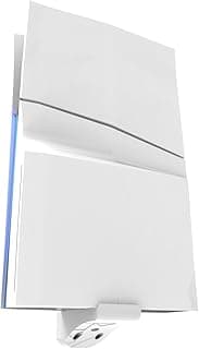 Suporte Organizador de Parede Compatível com Console Playstation 5 Slim para Mídia Física ou Digital - ARTBOX3D (Branco)