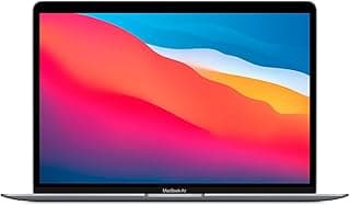 Apple notebook MacBook Air (de 13 polegadas, Processador M1 da Apple com CPU 8‑core e GPU 7‑core, 8 GB RAM, 256 GB) - Cinza espacial (Recondicionado)