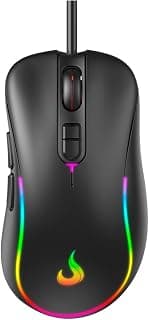 Mouse Gamer Rise Mode G2 Black RGB, 6400 DPI, 7 Botões, Preto - RM-MG-02-FB