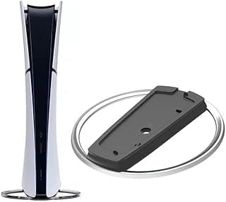 Suporte vertical para consoles PS5 compatível com PlayStation 5 Slim Disc e acessórios de base sólida edição digital