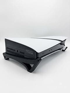 Suporte Horizontal Compatível com PlayStation 5 Slim Mídia | Posição Deitada, Design Compacto, Cor Preta,Estável e Seguro