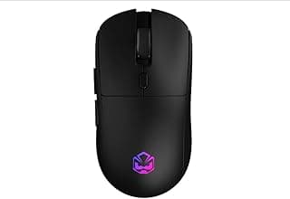 MOUSE GAMER SEM FIO PCYES BASARAN STEALTH BLACK VULCAN - 10000 DPI - RGB - 6 BOTÕES - PMGBRSTBV