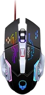Mouse Gamer RGB MS-G280, 4800 DPI, 6 Botões Programáveis, Base de Metal, Cabo em Nylon de 150cm
