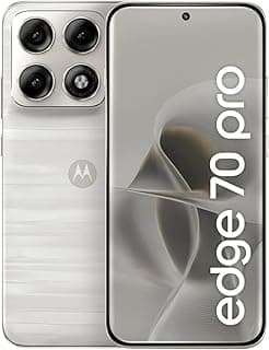 Smartphone Motorola Edge 70 PRO 5G - 512GB 24GB (12GB RAM+12GB Ram Boost), 4 câmeras de 50MP, Tela 1.5K extreme AMOLED 144Hz, Bateria 6500 mAh, IP68/IP69 - Branco