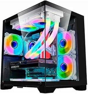 PC GAMER INTEL I7 3770 SSD 1TB 2X 8GB DDR3 GABINETE AQUARIO FONTE 500W 80 PLUS RX 580 8GB C/WIFI