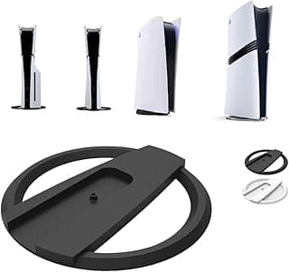 Base Vertical para PS5 e PS5 Slim, Material PLA Premium, Design Moderno, Instalação Fácil, Suporte Estável compatível com PlayStation 5 Digital e Standard, Fat, Pro, Slim