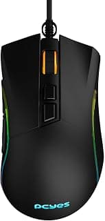 Mouse Gamer Pcyes Valus - 12400 DPI - RGB - 8 Botões - Pmgvlbv
