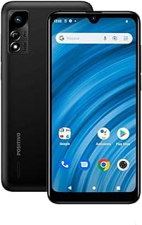 Smartphone Positivo Twist 5 Pro S640, 2GB 64GB, Tela Notch de 6.26” - BLACK RUBBER