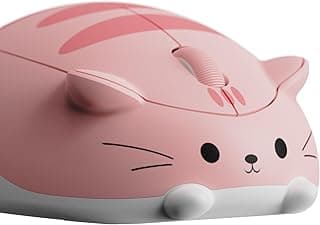 Mouse Gamer Akko Temático Pink Angie Rosa 1600 DPI