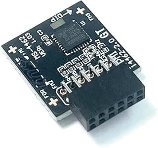 Módulo TPM2.0 TPM SPI Módulo de 12 pinos com infineon SLB9670 para placa-mãe MSI B550 B650 Gaming WiFi/B550M PRO compatível com TPM2.0(MS-4462)