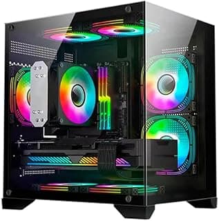 PC GAMER AMD RYZEN 5 5500 A520M 16GB 3200MHZ NVME 250GB RX 6600 8GB