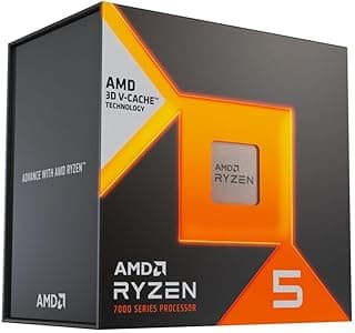 AMD Processador in a box RYZEN 5 7600X3D Raphael AM5 4.1GHZ 6-CORE - Dissipador de calor não incluído
