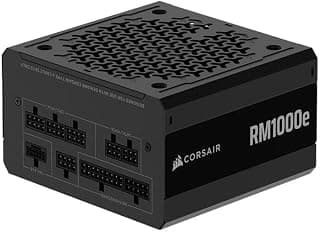 Fonte CORSAIR RM1000e, 1000W, Platinum, Full Modular ATX 3.1 e PCIe 5.1, Eficiência Cybenetics Gold, Baixo ruído, Preto - CP-9020297-BR