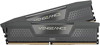 Corsair Memória de desktop Vengeance DDR5 32GB (2x16GB) 6000MHz C36 de alto desempenho – compatível com AMD Expo e Intel XMP 3.0 – Cinza (CMK32GX5M2F6000Z36)