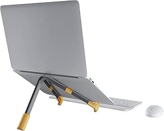 LiteStand Note - Suporte para Notebook - Octoo, Titanium/Caramelo