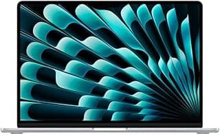 Apple 2026 MacBook Air (de 15 polegadas, Chip M5 da Apple com CPU de 10 núcleos e GPU de 10 núcleos., 24GB Memória unificada, 1 TB) - Prateado