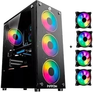 PC GAMER AMD RYZEN 5 5500 A520M 16GB 3200MHZ NVME 1TB RX 6600 8GB WIFI