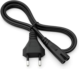 Cabo de Força Energia Bipolar 2 Pinos 1,5m Bivolt Universal Video Game, Impressora, TV, Monitor Compativel com PS4 e PS5