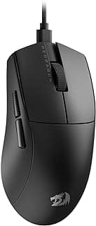 Mouse Gamer Redragon K1ng 1K Preto PAW3327 Cabo USB Tipo-C Removível 12400 DPI M724