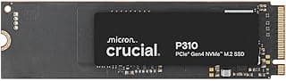 Crucial SSD P310 500GB 2280 PCIe Gen4 3D NAND NVMe M.2 – Até 6.600 MB/s – Mudança até a geração 4 – Unidade interna de estado sólido (PC) – CT500P310SSD801